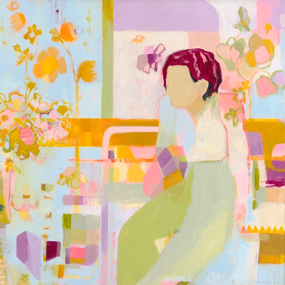 Bench Seat Art Canvas Print