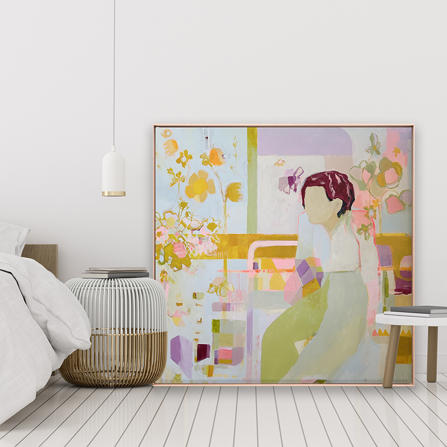 Bench Seat Art Canvas Print