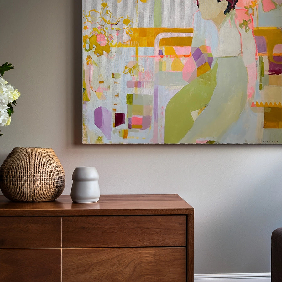 Bench Seat Art Canvas Print