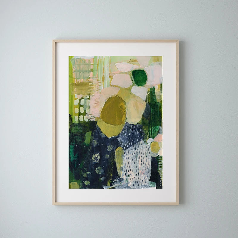 Paper Flowers Canvas Art Print