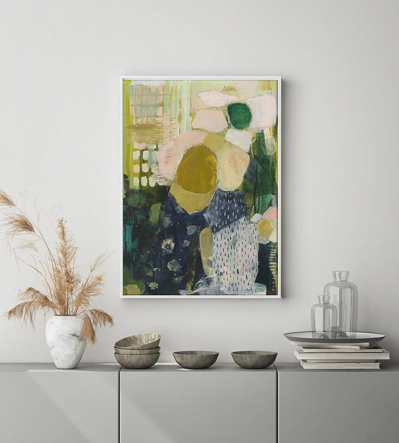 Paper Flowers Canvas Art Print